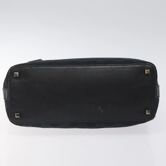 GUCCI GG Canvas Shoulder Bag Black Silver 0014302 - Picture 9 of 16